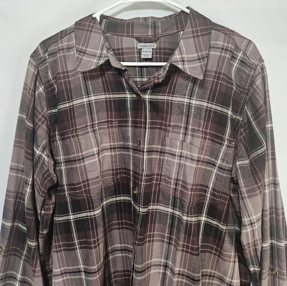 Carhartt Other - Carhartt Plaid Button Down Long Sleeve Shirt XL